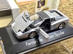 Herpa 010344 Ferrari Testarossa Spyder Car Silver 1/43 Scale