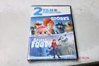 2 Animated Movie Film Collection Warner Bros Storks and Small Foot DVD