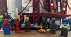LEGO Marvel Minifigures Lot (6): Deadpool, Corvus Glaive, Iron Man Mark 45, more