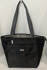 Classic Baggallini Solid Black Tote Bag Large - 17 Inches Wide