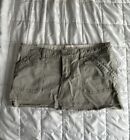 Abercrombie & Fitch Y2K Womens Green Micro Mini Skirt Size 4 Cotton Cargo