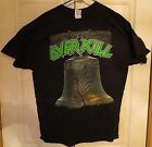 Overkill Philadelphia, PA 2014 Official Tour Shirt Unworn Size L Liberty Bell