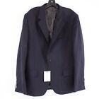 Paul Smith Modern-Fit Mayfair Wool Suit Jacket with 2-Button Closure in Navy- 49