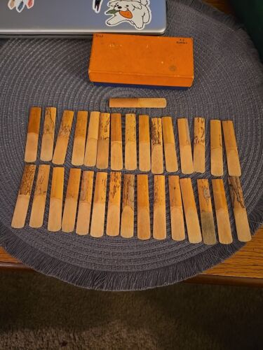 Vintage French Clarinet Reeds. Qty 31. Mixed Lot