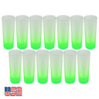 144Pack 3oz Sublimation Transfer Tumbler Glass Mugs Frosted  Gradient Green