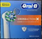 Oral-B CrossAction Replacement Brush Heads, White, 10 ct. (21051511)