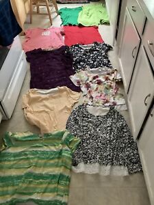 Lot Of 10 Women’s Size 2X Tops And One Dress