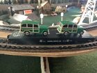Lionel Route 66 Flatcar with Green Wagons 6-36001