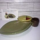 RED WING USA Pottery Olive Serving Platter 9” Dish  Uncommon Goods