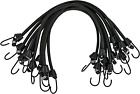 New Listing10 Pack Bungee Cords with Hooks 9 Inch - Black Small Bungee Cords with Hooks on