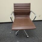 Herman Miller Eames Aluminum Group Management 2014 Real Leather Desk Chair