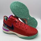 Nike Zoom LeBron NXXT Gen Shoes Track Red Teal Nebula DR8784-600 Men's Size 10