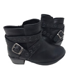So Youth Girl's Samanthaa 02 Black Comfort Ankle Boots Size:3 118N