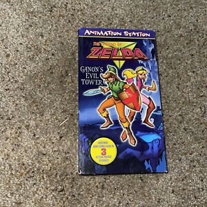 The Legend of Zelda Ganon’s Evil Tower VHS Sonic Underground 1998 Used