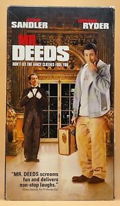 Mr. Deeds VHS 2002 Adam Sandler **Buy 2 Get 1 Free**
