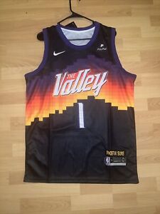 Phoenix Suns Devin Booker The Valley City Edition Jersey Large 50