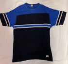 Vintage Levi’s Striped T Shirt Men Medium Blue Gray USA