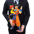 Anime Dragon Ball Figure Son Goku and Young Gohan PVC Statue Model Toy 30cm