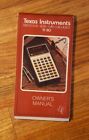 Texas Instruments TI-30 Calculator ~ Vintage 1976 Owner's Manual with inserts