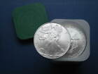 2008 American Eagle 1oz Silver Bullion coins - Original Roll of 20 UNC