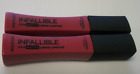 Lot of 2 L'oreal Infallible Pro-Matte Liquid Lipstick #878 Raspberry Rose