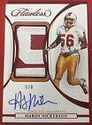 New Listing2022 FLAWLESS FOOTBALL HARDY NICKERSON PATCH AUTO 5/8