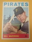 Bill Mazeroski 1964 Topps (HOF) Pittsburgh Pirates #570  EX/ NM