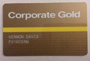 C31 Alamo Car Rental Corporate Gold Card ~ Expired
