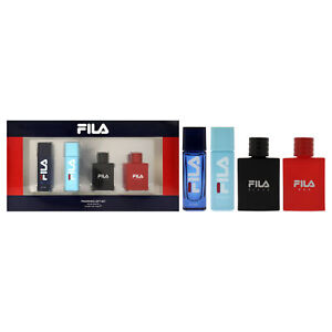 Fragrance Gift Set by Fila for Men - 4 Pc Mini Gift Set