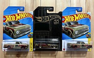 Hot Wheels  '67 Chevy C10  Lot Of 3