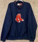 Vintage Nike MLB Mens Boston Red Sox Center Swoosh Pullover Jacket Size XL