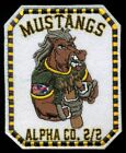 US Army Mustangs Alpha Co. 2-2 Assault Helicopter Patch MMP
