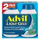 Advil Liqui-Gels Ibuprofen Pain Reliever Fever Reducer (NSAID) 240 Liquid Capsul