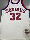 Virginia Squires Mitchell & Ness Authentic White Jersey Size 44 New! Julius...