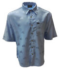 Jackard Solid Shirt Short Sleeve Horse Design Made in USA_Cowboy Western Shirt_