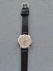 Men’s Croton Quartz Dress Watch. New Battery and Quick Release Leather Band!