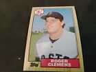 1987 Topps #340 Roger Clemens Boston Red Sox Baseball Card MT