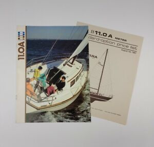 Early 1980s S2 Yachts 11.0A Vintage Sales Brochure Set