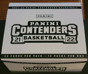 2021-22 PANINI CONTENDERS BASKETBALL CELLO FAT PACK BOX - 12 PACKS - 264 CARDS