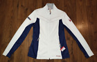 Spyder Women's USA Ski Team Encore Full Zip Fleece Jacket White Medium (FLAW)