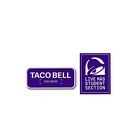New TACO BELL Live Mas Student Section Pin Set Limited Edition Advertising Promo