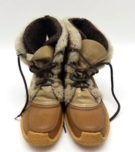 Men's SOREL Brown Lace Snow Boots