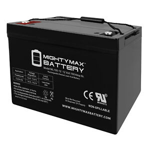 Mighty Max 12V 100Ah Battery for Crown Embassy 12CE100