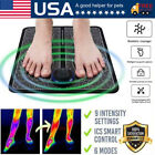 EMS Electric Foot Massager Pad Blood Circulation Muscle Stimulator Mat US