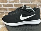 Nike Free RN Athletic Running Shoes Black White 831508-001 Women’s Size 7.5