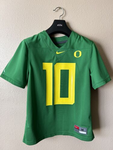 Nike Oregon Ducks Youth Football Jersey - #10 Apple Green Justin Herbert NWOT M