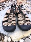 Keen Leather Waterproof Sandals Mens Size 11.5 Hiking Summer Spring Tan Brown