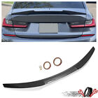 For 19+ BMW 3-Series G20 330i M340i G80 M3 Carbon Fiber M4 V Style Trunk Spoiler (For: BMW M340i)