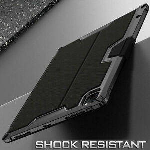 For iPad Pro 12.9 2021 2020 5th/3rd Gen Smart Case Rugged Protective Folio Cover