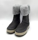 UGG Women's Tynlee 1105889 Gray Mid-Calf Shearling Boots - Size 8